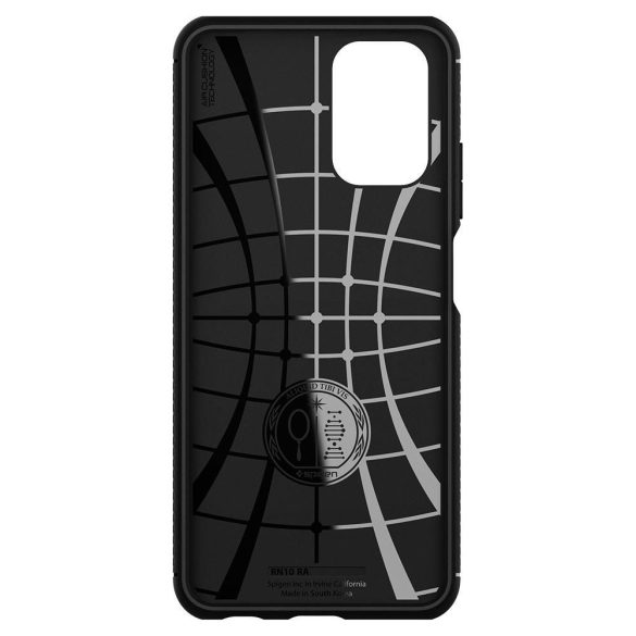 Husa din spate rezistenta la socuri Xiaomi Redmi Note 10/Note 10S - Spigen Rugged Armor - neagra