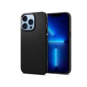 Husa din spate rezistenta la socuri Apple iPhone 13 Pro - Spigen Liquid Air - neagra
