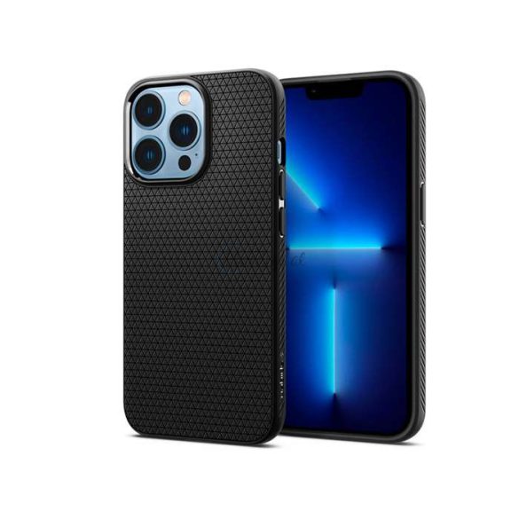 Husa din spate rezistenta la socuri Apple iPhone 13 Pro Max - Spigen Liquid Air - neagra