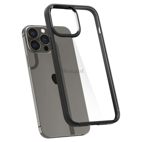 Husa din spate rezistenta la socuri Apple iPhone 13 Pro Max - Spigen Ultra Hybrid - neagra/transparenta