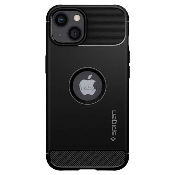 Apple iPhone 13 Husă spate rezistent la șocuri - Spigen Rugged Armor - Negru