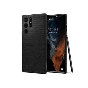 Samsung S908B Galaxy S22 Ultra 5G Shockproof Husă spate - Spigen Liquid Air - Negru