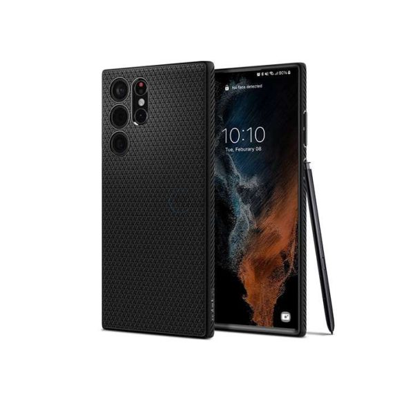 Samsung S908B Galaxy S22 Ultra 5G Shockproof Husă spate - Spigen Liquid Air - Negru