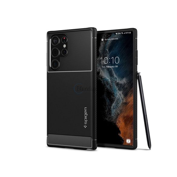 Samsung S908B Galaxy S22 Ultra 5G Shockproof Husă spate - Spigen Rugged Armor - Negru