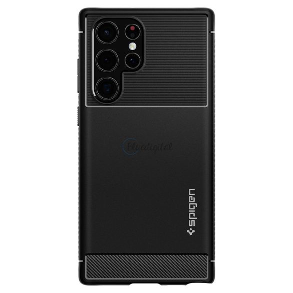 Samsung S908B Galaxy S22 Ultra 5G Shockproof Husă spate - Spigen Rugged Armor - Negru