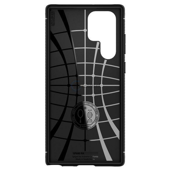 Samsung S908B Galaxy S22 Ultra 5G Shockproof Husă spate - Spigen Rugged Armor - Negru