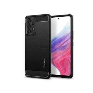 Husa din spate Samsung A536U Galaxy A53 5G rezistenta la socuri - Spigen Rugged Armor - neagra
