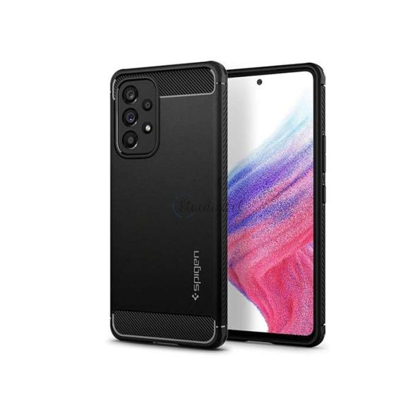 Husa din spate Samsung A536U Galaxy A53 5G rezistenta la socuri - Spigen Rugged Armor - neagra