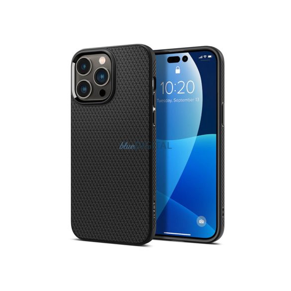 Husa din spate rezistenta la socuri Apple iPhone 14 Pro Max - Spigen Liquid Air - neagra