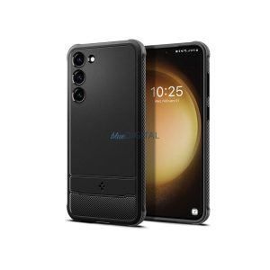Husa din spate rezistenta la socuri Samsung SM-S911 Galaxy S23 - Spigen Rugged Armor - neagra
