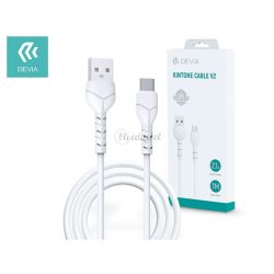   Devia USB - Cablu de încărcare și date USB Type-C cu cablu de 1 m - Devia Kintone Cable V2 Series pentru Type-C - 5V/2.1A - alb