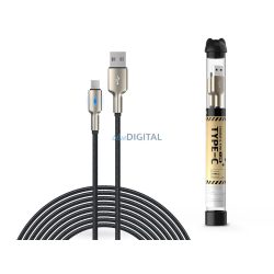   Devia USB - Cablu de date și încărcare USB Type-C cu cablu de 1 m - Cablu Devia Tube Mars Series Cu Type-C - 5V/2.1A - negru