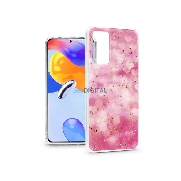Xiaomi Redmi Note 11 Pro/Redmi Note 11 Pro 5G Silicon Husă spate - Gold Glam - Roz