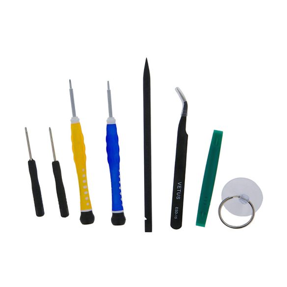 Set universal de instrumente din 8 piese pentru deschiderea telefoanelor / iPhone - ambalaj ECO