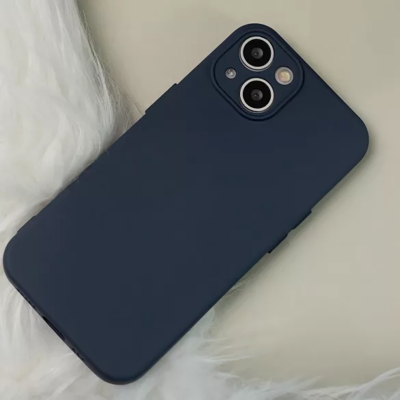Szilikon tok Xiaomi Redmi Note 14 Pro 4G (Global) modellhez, sötétkék
