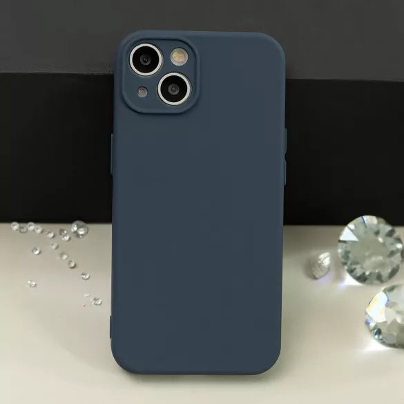 Szilikon tok Xiaomi Redmi Note 14 Pro 4G (Global) modellhez, sötétkék