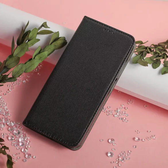 Smart mágneses tok Xiaomi Redmi Note 14 Pro 4G (Global) modellhez, fekete