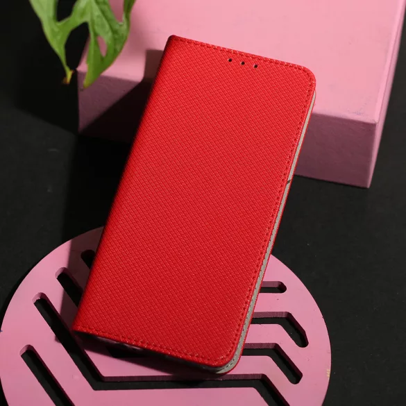 Smart mágneses tok Xiaomi Redmi Note 14 Pro 4G (Global) modellhez, piros