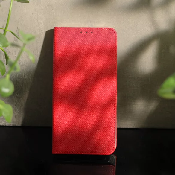 Smart mágneses tok Xiaomi Redmi Note 14 Pro 4G (Global) modellhez, piros