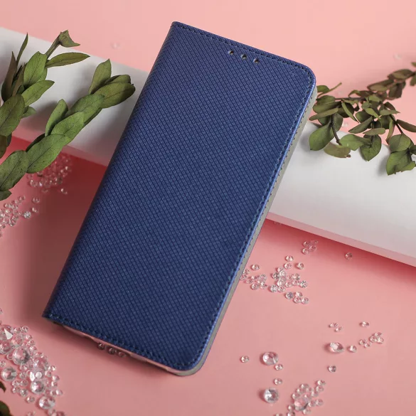 Smart mágneses tok Xiaomi Redmi Note 14 Pro 4G (Global) modellhez, sötétkék