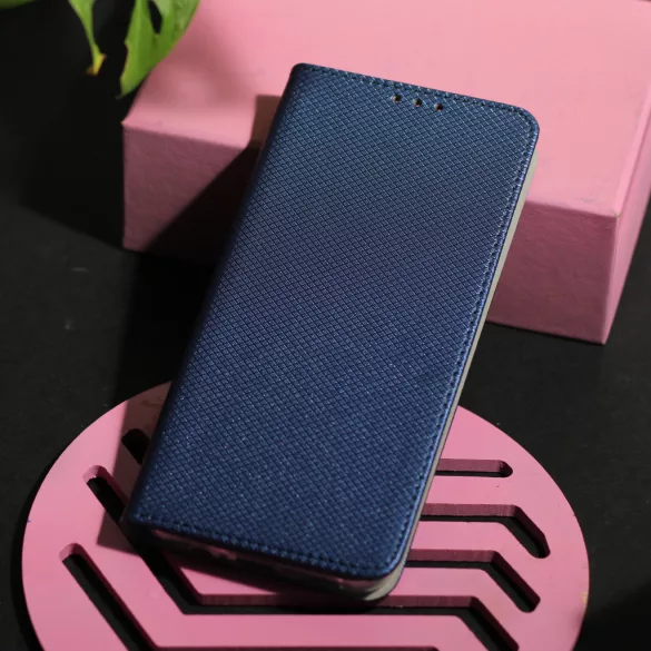 Smart mágneses tok Xiaomi Redmi Note 14 Pro 4G (Global) modellhez, sötétkék