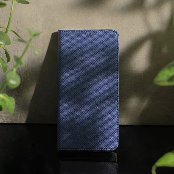 Smart mágneses tok Xiaomi Redmi Note 14 Pro 4G (Global) modellhez, sötétkék