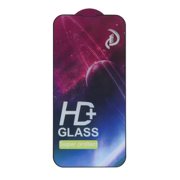 9D edzett üveg az Oppo Reno 12F 5G (Global) / 12FS 5G készülékhez, fekete kerettel, 10 az 1-ben