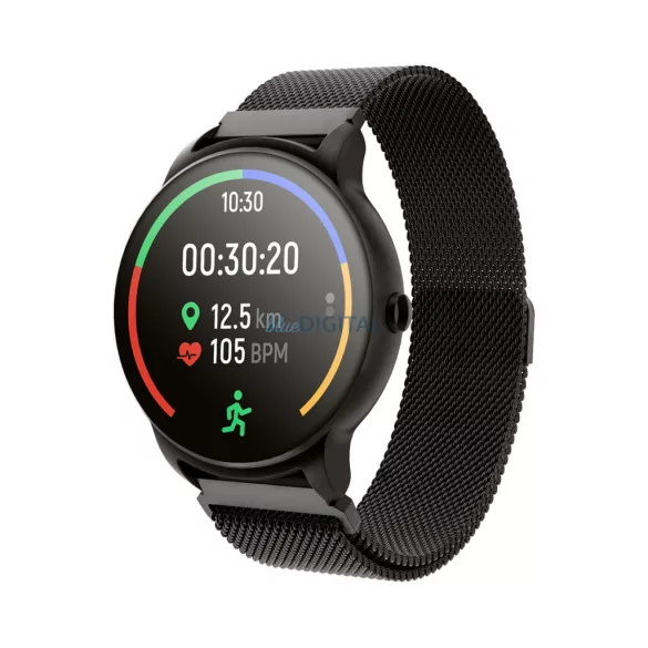 Forever ForeVive 2 SB-330 okosóra, fekete, 3 W-os Bluetooth-hangszóróval
