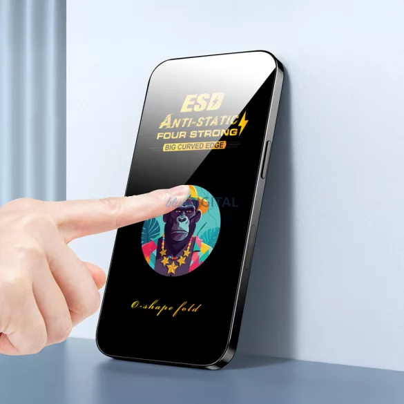 9D OneFit AI-11 univerzális edzett üveg, 6,7"