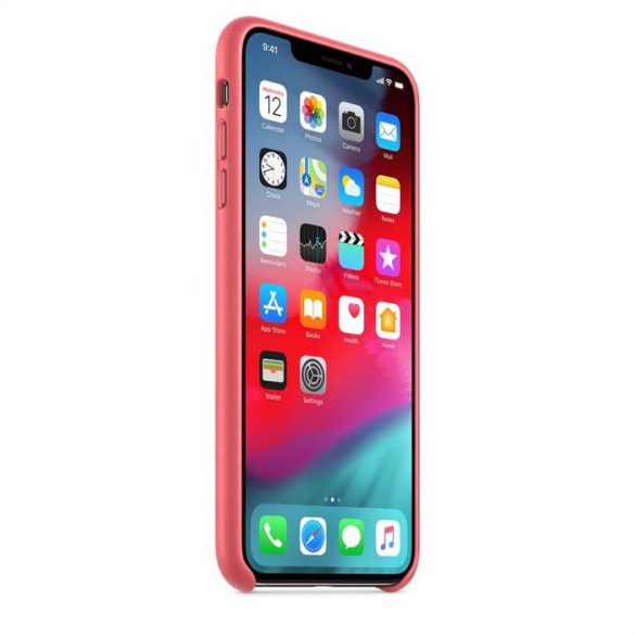 Apple iPhone XS Max MTEX2ZM/A Husă spate din piele - roz