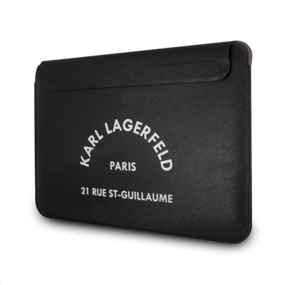 KARL LAGERFELD KLCS133RSGSFBK Geanta pentru notebook/tableta 13 inchi - neagra