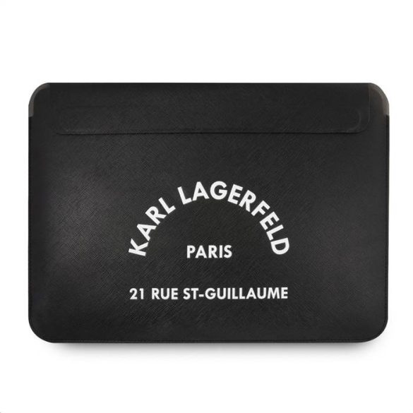 KARL LAGERFELD KLCS133RSGSFBK Geanta pentru notebook/tableta 13 inchi - neagra