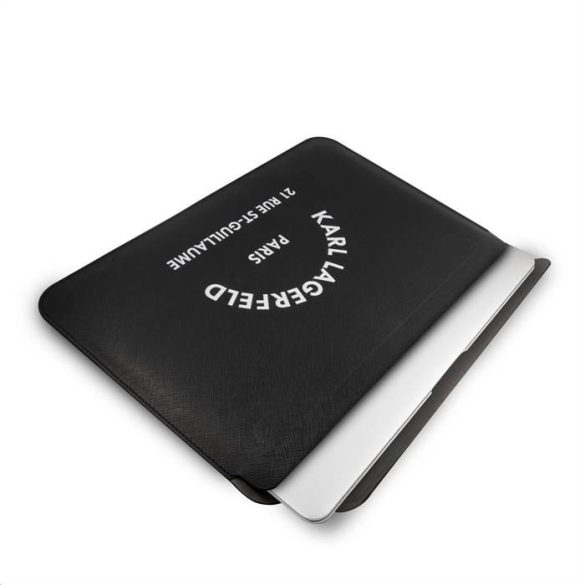 KARL LAGERFELD KLCS133RSGSFBK Geanta pentru notebook/tableta 13 inchi - neagra