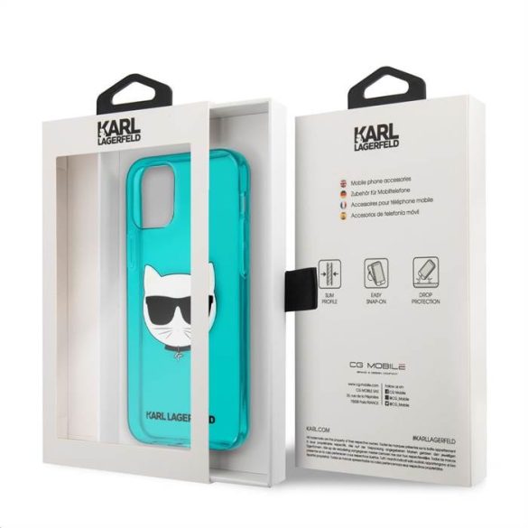 Apple iPhone 12 Pro Max KARL LAGERFELD KLHCP12LCHTRB TPU Husă spate - Albastru