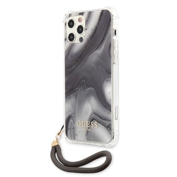 Husă din TPU pentru iPhone 12 Pro Max GUESS GUHCN12LKSMAGR - gri
