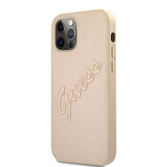 Husa din spate Apple iPhone 12 Pro Max GUESS GUHCP12LRSAVSLG - auriu