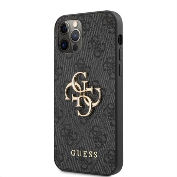 Husă din spate Apple iPhone 12/12 Pro GUESS GUHCP12M4GMGGR - gri