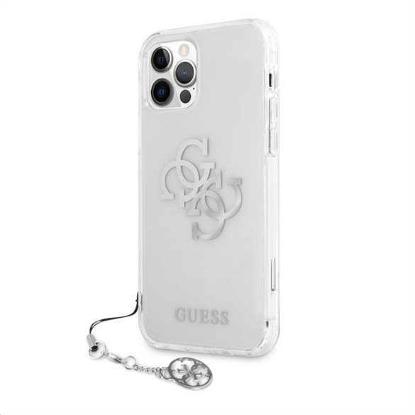Husă din TPU pentru Apple iPhone 12 Pro Max GUESS GUHCP12LKS4GSI - Argintiu