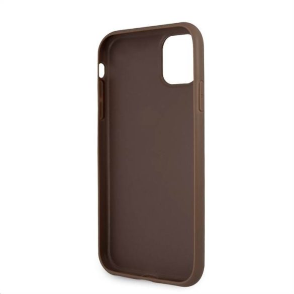 Husă din spate Apple iPhone 11 GUESS GUHCN614GDBR - maro