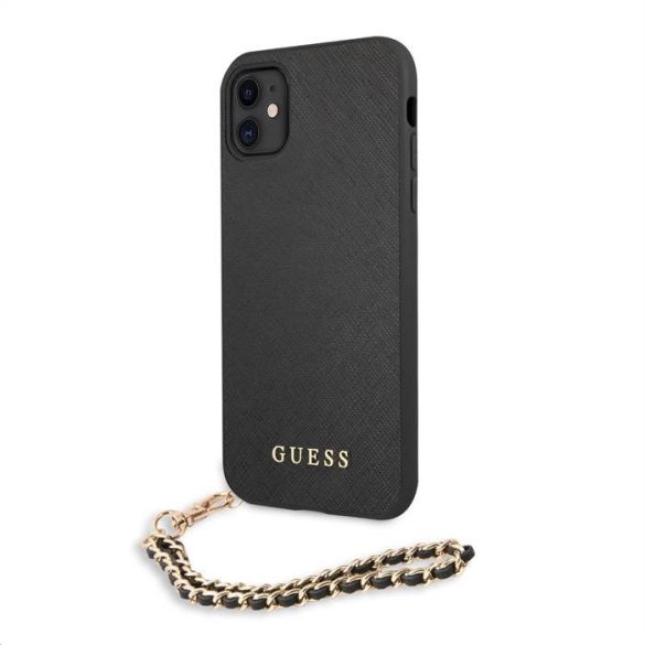 Husă din spate Apple iPhone 11 GUESS GUHCN61SASGBK - neagră