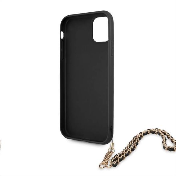 Husă din spate Apple iPhone 11 GUESS GUHCN61SASGBK - neagră