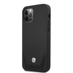   HUSĂ! - Husă din piele Apple iPhone 12/12 Pro Max BMW BMHCP12LRCDPK - neagră