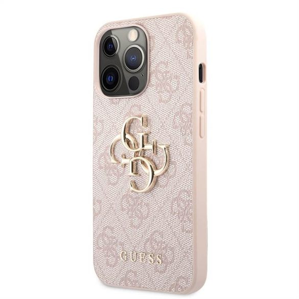 Husă din spate Apple iPhone 13 Pro Max GUESS GUHCP13X4GMGPI - roz