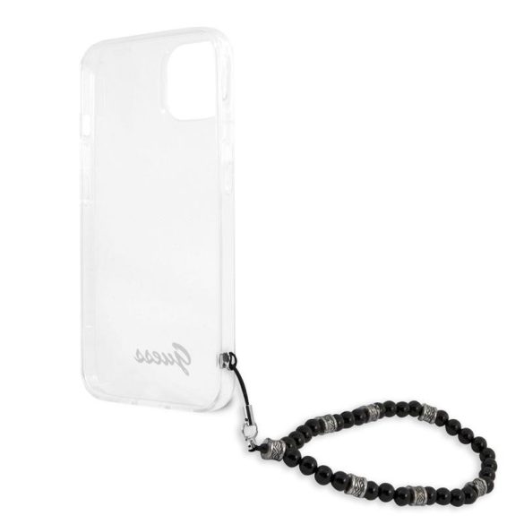 Husă din TPU Apple iPhone 13 GUESS GUHCP13MKPSBK - Transparentă