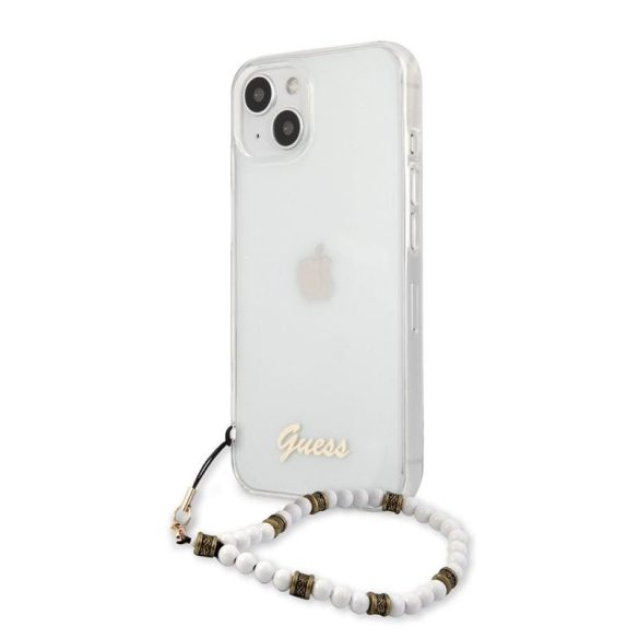 Husă din TPU Apple iPhone 13 GUESS GUHCP13MKPSWH - Transparentă