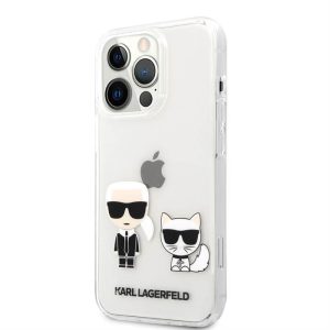 Husă din TPU pentru Apple iPhone 13 Pro Max KARL LAGERFELD KLHCP13XCKTR - Transparentă
