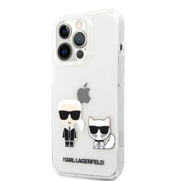Husă din TPU pentru Apple iPhone 13 Pro Max KARL LAGERFELD KLHCP13XCKTR - Transparentă