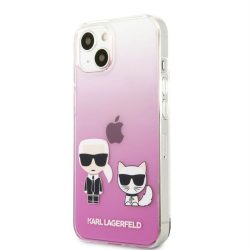  HUSĂ! - Husă din TPU pentru Apple iPhone 13 Mini KARL LAGERFELD KLHCP13SCKTRP - roz