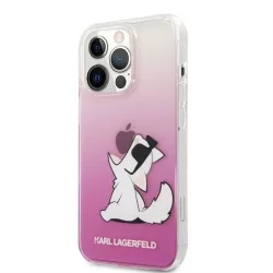   HUSĂ! - Husă din TPU pentru Apple iPhone 13 Pro KARL LAGERFELD KLHCP13LCFNRCPI - roz