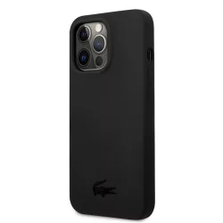   HUSĂ! - Husă din silicon lichid Apple iPhone 13 Pro Max Lacoste LCHCP13XSK - neagră